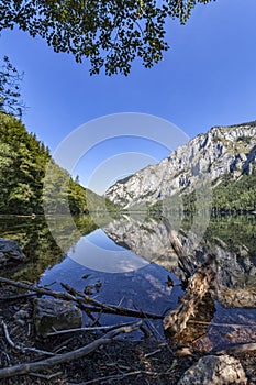 Lake Leopoldsteiner near Eisenerz in Styria
