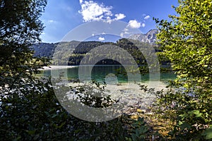 Lake Leopoldsteiner near Eisenerz in Styria