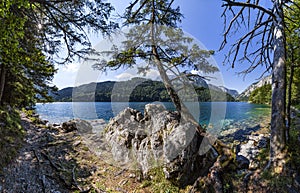 Lake Leopoldsteiner near Eisenerz in Styria