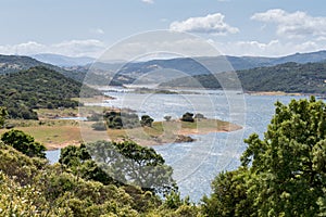 Lake Liscia in Sardinia