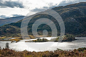 Lake Loch Shiel in Glenfinnan Valley, Scotland