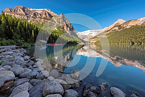 Lake Louise in Banff National Park, Alberta, Canada.