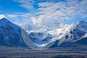 Lake louise in Banff National Park in Winter