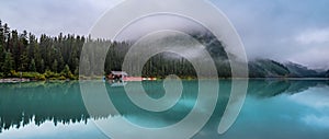 Lake Louise Cabin Panorama