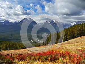 Lake Louise Mountains, Banff National Park, Canada