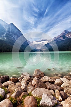 Lake Louise Scenic Portrait Banff