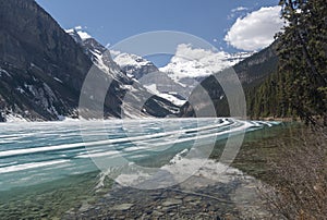 Lake Louise towards Victoria mountain