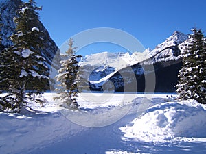 Lake Louise in winter