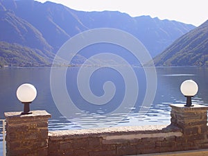 Lake Lugano peaceful