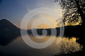 Lake Lugano Sunset