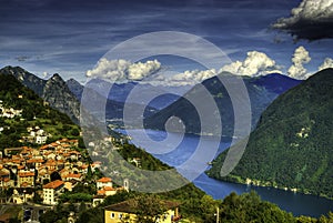 Lake Lugano photo