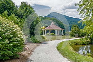 Lake lure and chimney rock landscapes