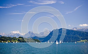 Lake in Luzern, Switzerland