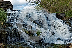 Lake MacBride Waterfall