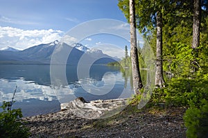 Lake MacDonald in Glacier National Park