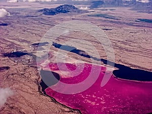 Lake Magadi in Kenya