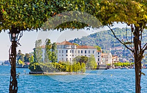 Lake Maggiore, Island Bella, Borromeo Palace; Stresa italy photo