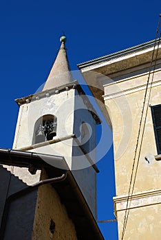 Lake Maggiore, Isola dei Pescatori, bell tower