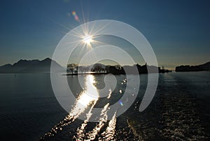 Lake Maggiore, Isola dei Pescatori at Sunrise