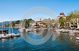 Lake Maggiore, Laveno, Italy