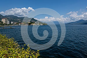Lake Maggiore near Verbania. Piedmont, Italy, Europe