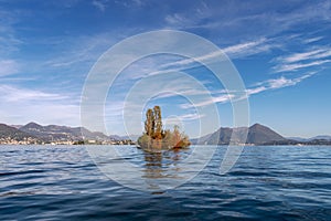 Lake Maggiore, Scoglio della Malghera, Borromean Islands, Piedmont, Italy