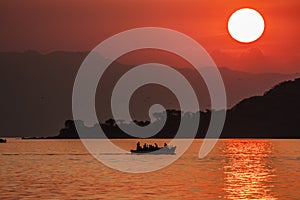 Lake Malawi Sunset