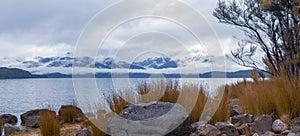 Lake Manapouri panorama, New Zealand