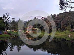 Lake Mandalawangi, Cibodas, West Java, Indonesia.