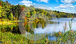 Lake Marcia in High Point state park New Jersey