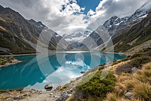 Lake Marian, New Zealand photo