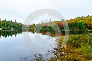 Lake Masson, in the Laurentian