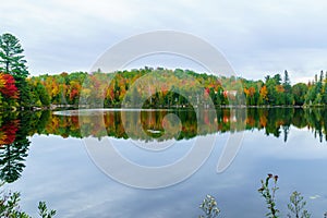 Lake Masson, in the Laurentian