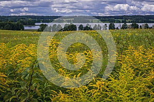 Lake in Masuria region photo