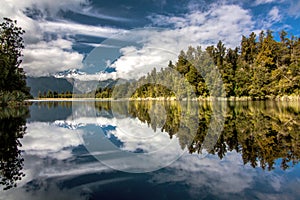 Lake matheson, south island, new zealand