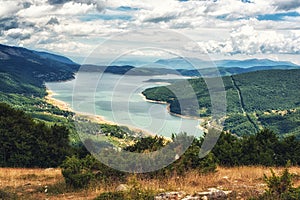 The Mavrovo Lake, Macedonia