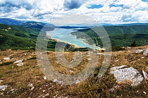 The Mavrovo Lake, Macedonia