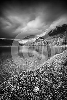 Lake McDonald on a Cloudy Day