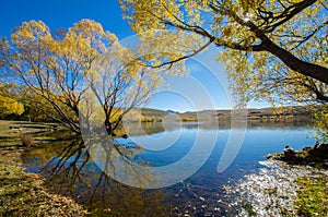 Lake McGregor,Canterbury Region, New Zealand