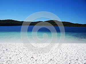 Lake McKenzie Fraser Island in Australia photo