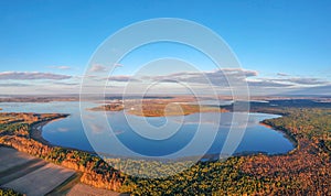 The lake Miastro in Belarus