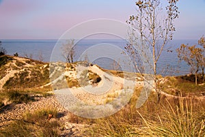 Lake Michigan at Days End