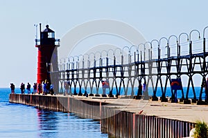 Lake Michigan lighthouse