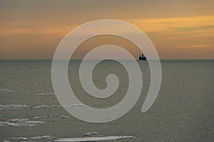 Lake Michigan in the morning Chicago