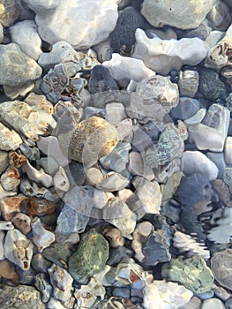 Lake Michigan Rocks Under Water