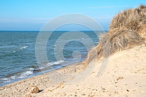 Lake Michigan sand dune erosion