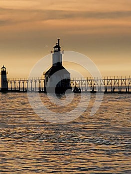 Lake Michigan sunset