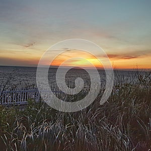 Lake Michigan sunset