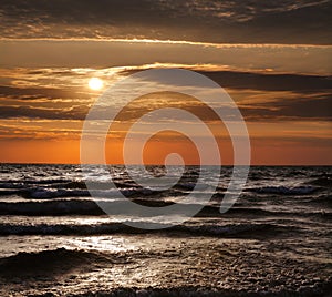 Lake Michigan Sunset, Grand Haven