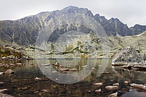 Lake in the middle of mountain